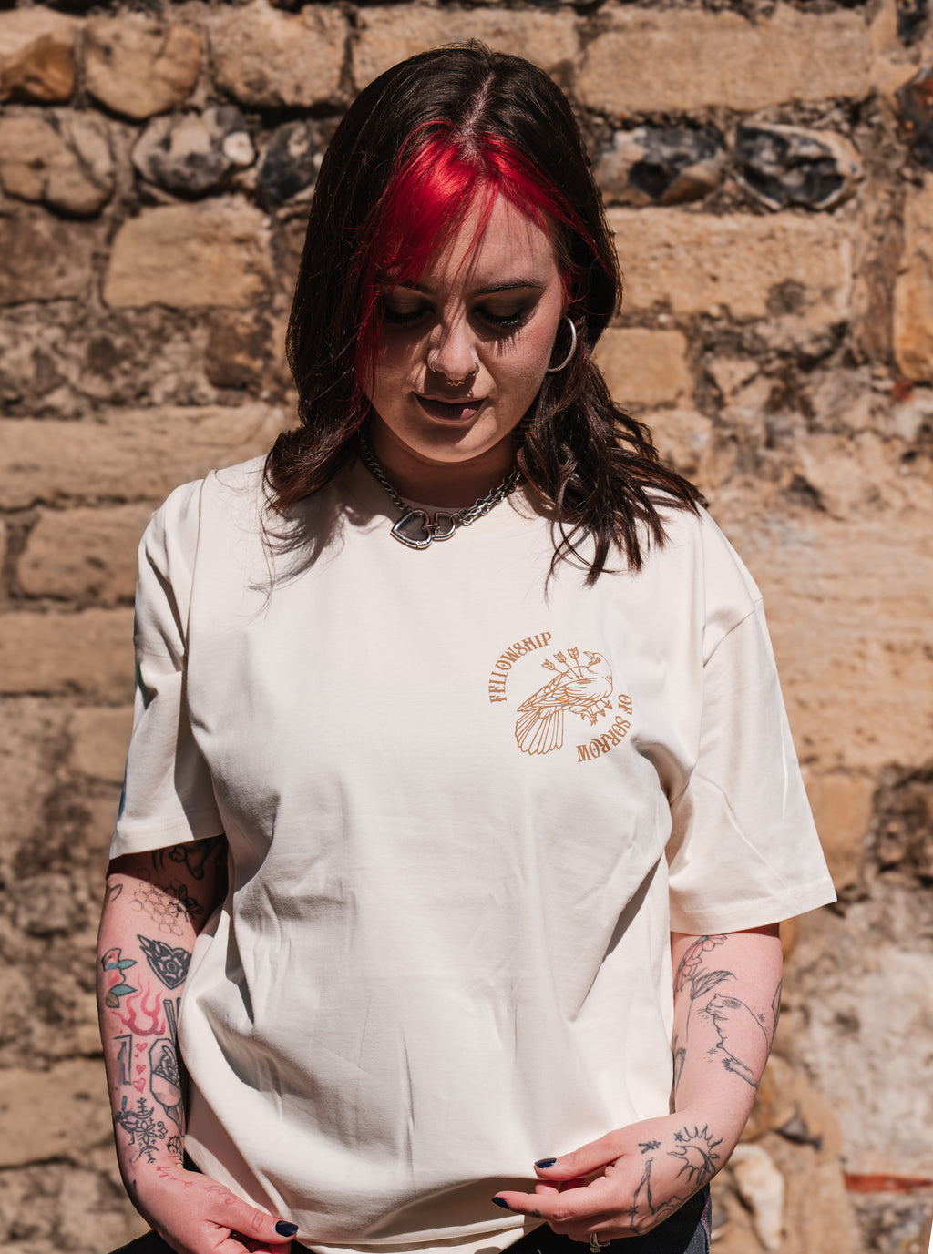 Femina Bellator Tee - Bone